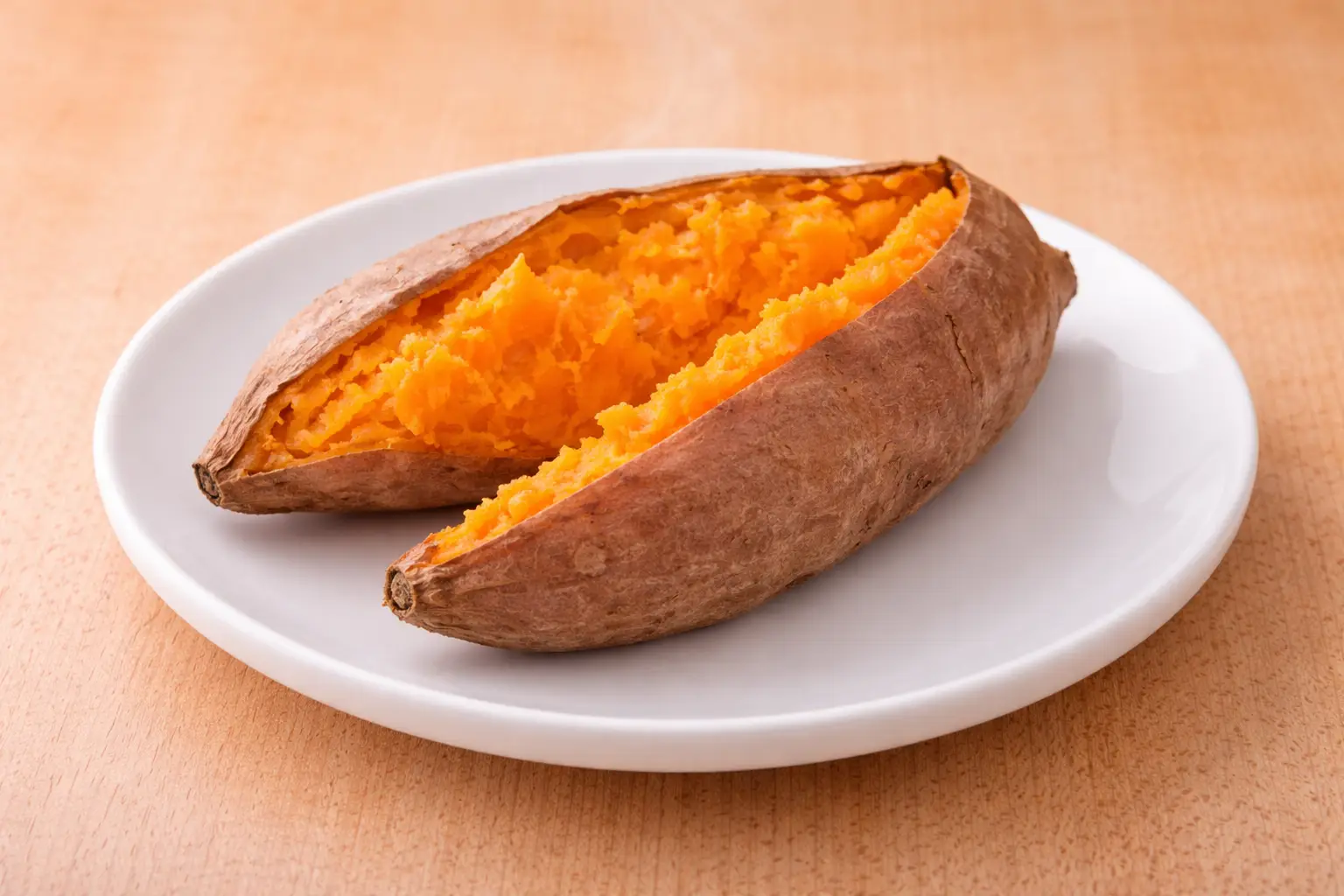 Cooked sweet potato, a fiber-rich addition for dogs