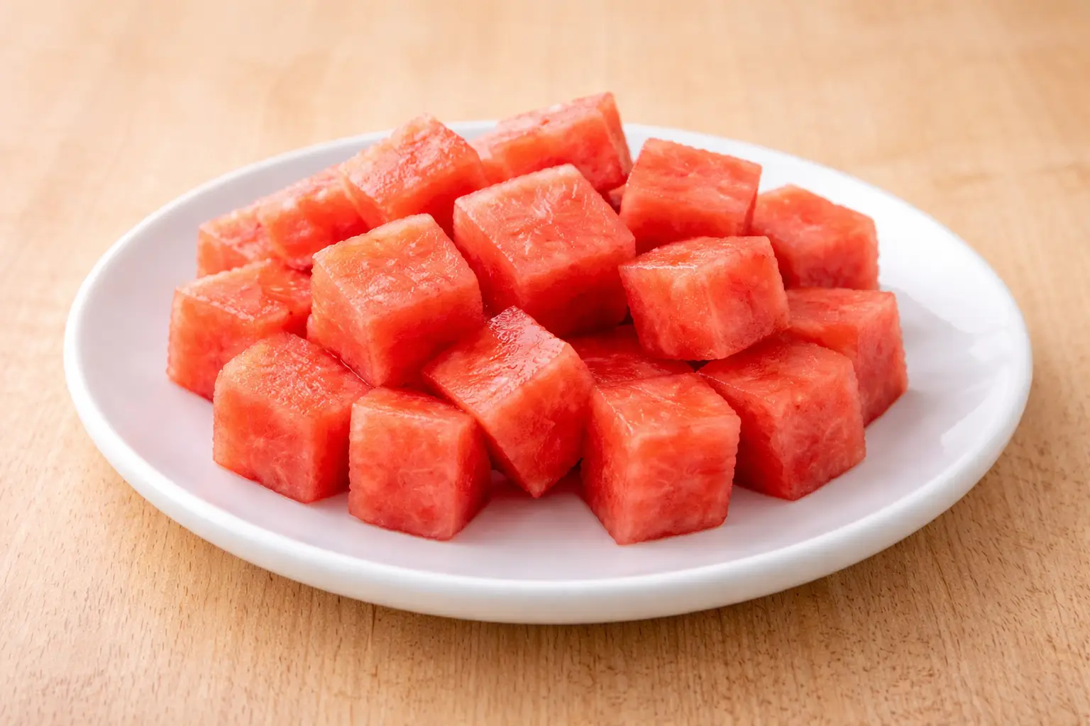 Fresh watermelon, dog-safe without rind or seeds